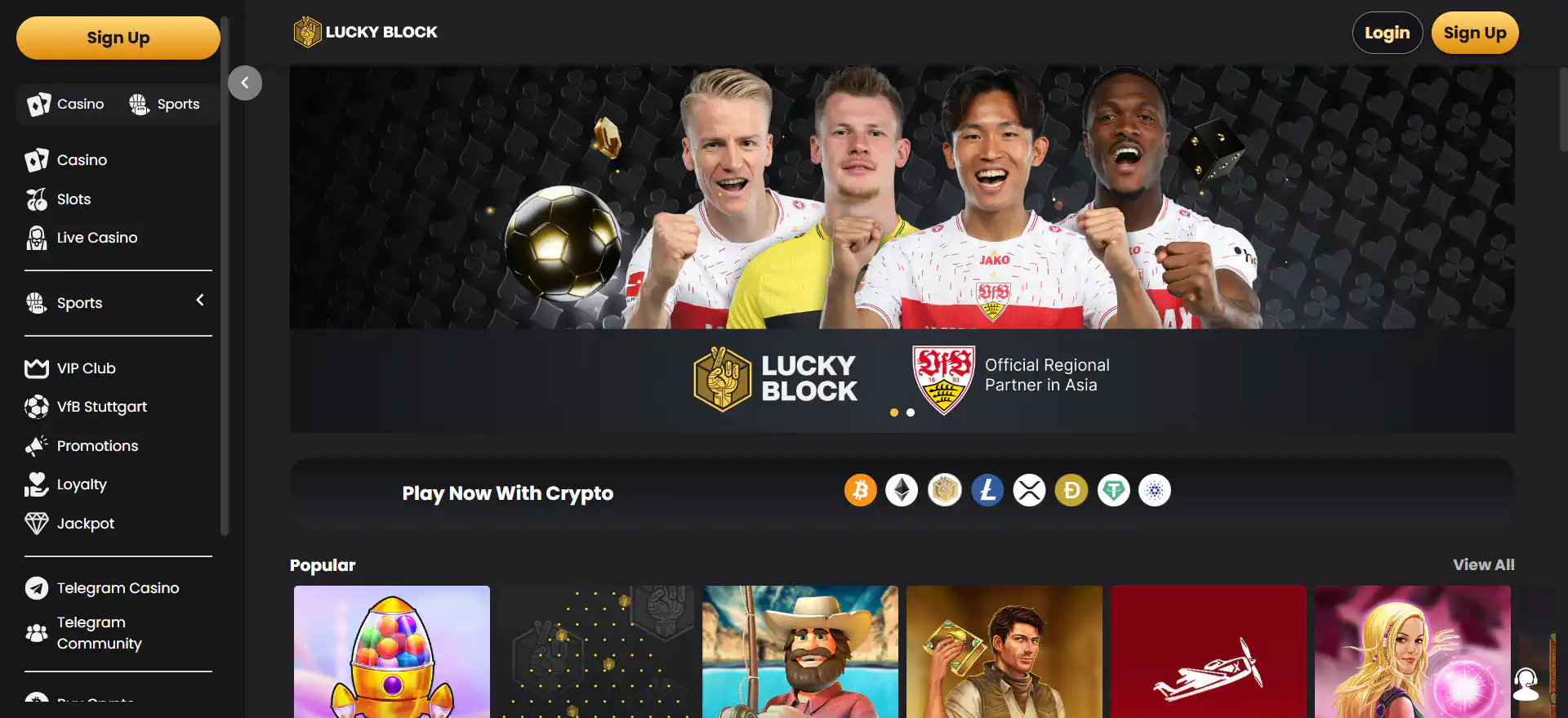 lucky block casino site in India